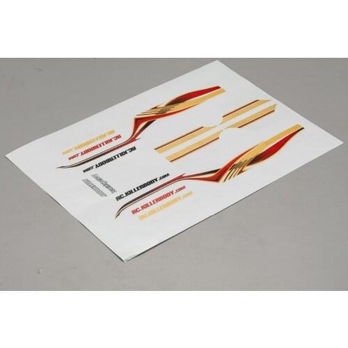 Killerbody 48705 Decorative Decal for Toyotaa Land Cruiser Fit for KB#48601 1/10 Toyotaa Land Cruiser LC70