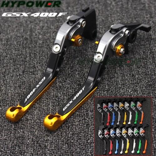 For SUZUKI GSX400F Impulse 1994-2004 GSX 400F GSX 400 F Motorcycle Folding Extendable Adjustable Brakes Clutch Lever CNC