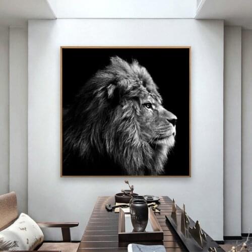 Top Selling Animal Canvas Painting Wall Art Picture for Living Room Art Poster Lion Decorative Picture Morden Print Wall Cuadors