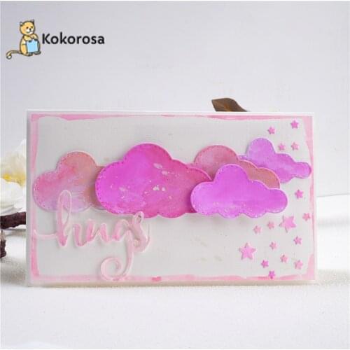 Kokorosa Clouds Frame Cutting Dies Metal Dies Scrapbooking Album Card Making Embossing Stencil Diecuts New 2021