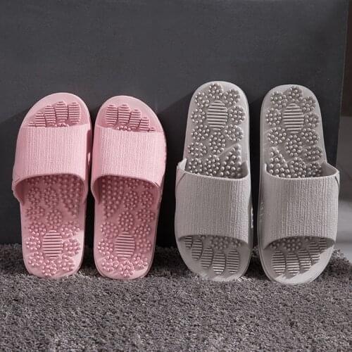 Foot massage slippers for female household couples home indoor bathroom non-slip soft bottom slippers for men shoe for men