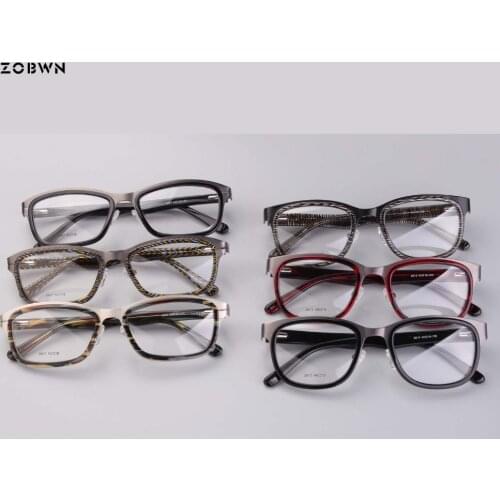 Mix wholesale hand made Eye Glasses Frames Women Eyeglasses manufacture Frames Men Round Frame Silicone stipule Glasses De Gafas
