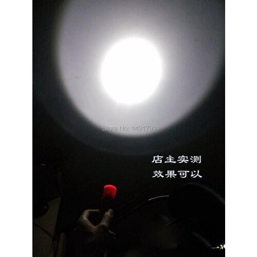 Rechargeable led flashlight props for real life room escape mysterious door game props