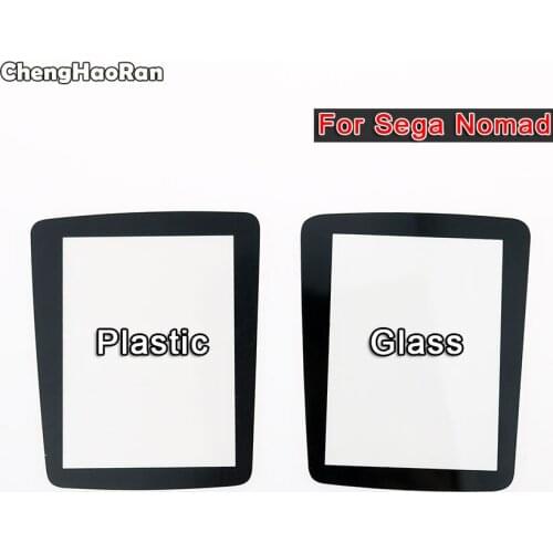 ChengHaoRan Plastic & Glass Screen Protector Cover Lens Replacement for Sega Nomad Handheld Game Player Console