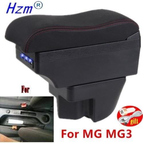 For MorrisGarages MG3 armrest box For MG MG3 car center console armrest modification accessories with USB