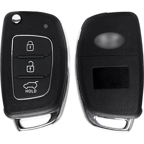 Remote 3 Buttons Replacement For Mistra Hyundai Solaris ix35 ix45 Verna Santa Car Key Key Case Fob Shell Car Accessories