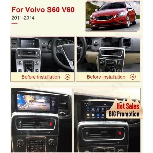 Android 10 Radio Receiver For Volvo S60 V60 2011 2012 2013 2014 2015 2016 2017 Head Unit Multimedia Player Audio Stereo GPS Navi