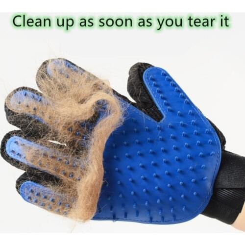 Pet Dog Hair Brush Glove Pet Glove Cat Grooming Glove Cat Hair Deshedding Cat Hair Remover Glove Pet Grooming Supplies Dog Brush