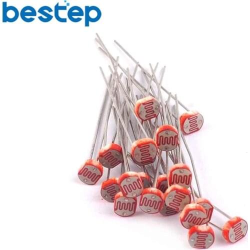 50PCS 5528 Light Dependent Resistor LDR 5MM Photoresistor wholesale and retail Photoconductive resistance