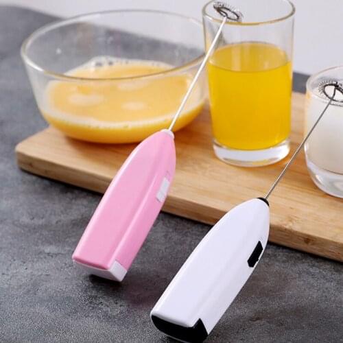 Electric Whisk Frother Handheld Operated Frother Stainless Steel Foam Maker For Latte Coffee Cappuccino Hot Selling