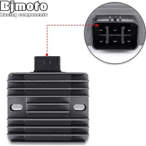 BJMOTO YHC SH678A-12 Motorcycle Metal Voltage Regulator Rectifier For Kawasaki ER6N Ninja 650R Z750S Versys Z1000 ZX1000 Ninja