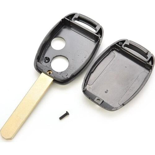 Replace Remote Key Fob Cover Shell for Honda Civic Accord Jazz FRV 96.2 x 35 x 13.66mm Black 2 Button Hot sale Wholesale