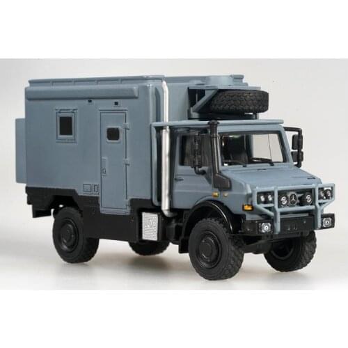 1/64 Military Truck Off-road Vehicle Car RV Alloy Die-casting Finished Car Model Boy Scene Display Decoration Christmas Gift