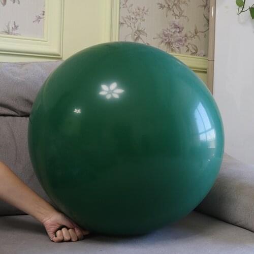 36inch Round Balloons Forest Green Giant Latex Balloons Large Balloons Baby Shower Wedding Party/Festival/Event Decorations