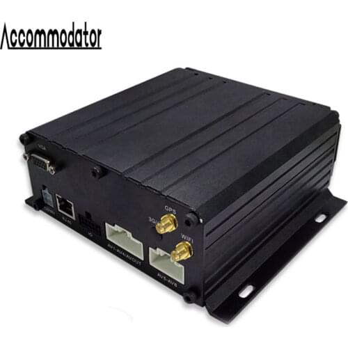6 Channels GPS WiFi AHD 1080P HDD SD Card Mobile DVR Vehicle Car Trailer Truck Taxi School Bus MDVR