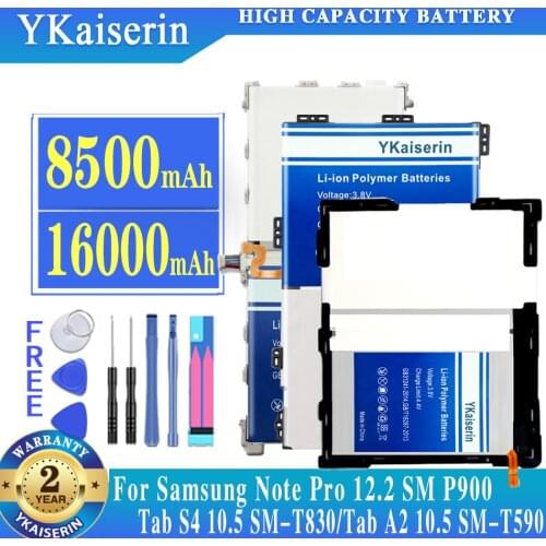 100% New Tablet Battery T9500E for Samsung Galaxy Note Pro 12.2 SM-P900 P901 P905 T9500C T9500U T9500K 16000mAh Akku +Tools