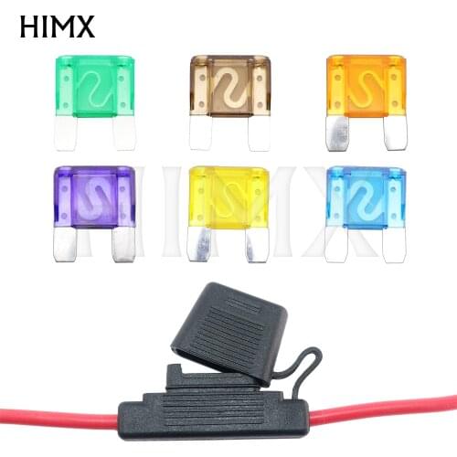 Large Size In Line 8 10 AWG Wire Cable Waterproof 20A~100A Car Boat Truck Blade Fuse Holder Automotive Fuses Box