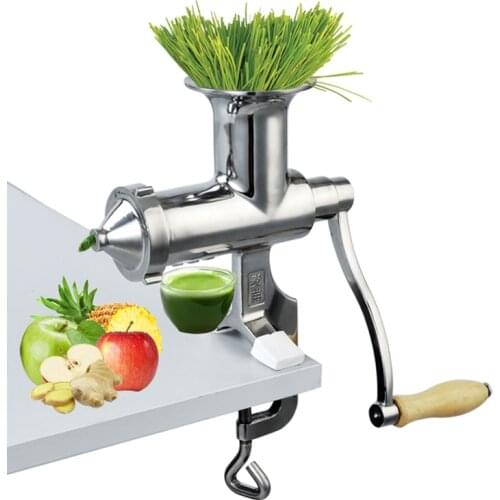 Household stainless steel manual wheat grass squeezed ginger squeeze juice machine manual fruit and vegetable wheat seedling jui