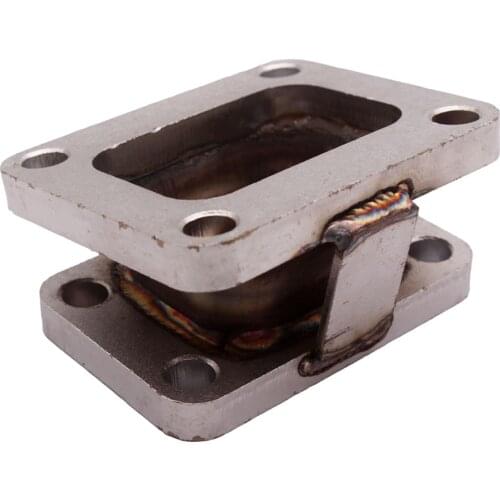 Cast Iron Turbo Adapter Flange for T3 to T4 Turbocharger W/ 15degree
