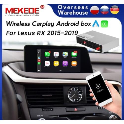 Plug and play Decoder Box Car Multimedia GPS Navigation Wireless Apple CarPlay Android Auto for Lexus RX 2015-2019