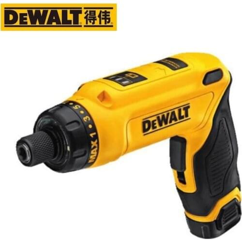 DEWALT DCF680G2 Electric Screwdriver 7.2V Lithium Battery Gravity Induction Rechargeable Adjustable Speed Screwdriver 2*1.0Ah