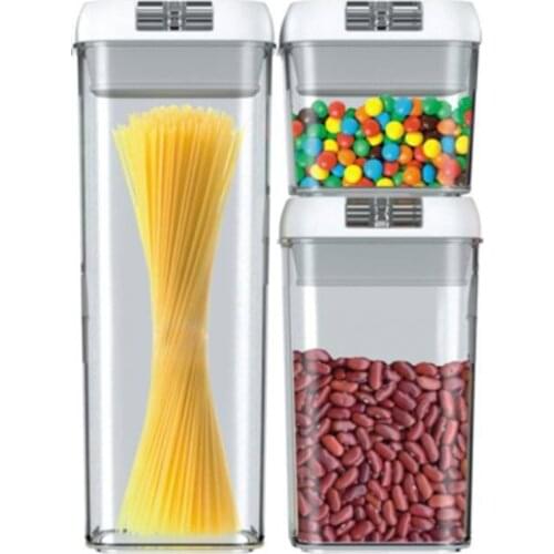 Sealed Food Storage Container Plastic Grain Containers with Easy-Locking Lids For Organization and Storage Of Kitchen