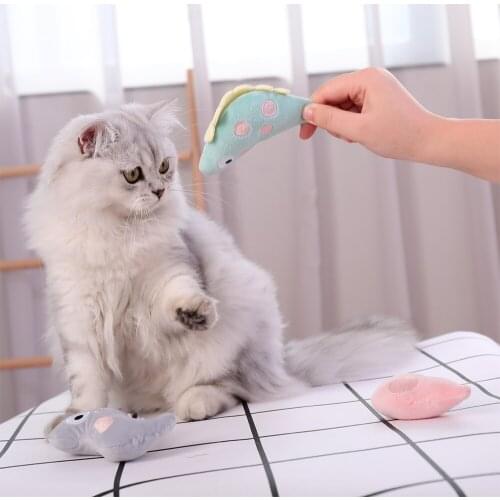 Hoopet Cat Interactive Toys 3 pcs Pet Toys Cute Plush Chew Toy for Cat Small Dogs Soft Sleeping Doll