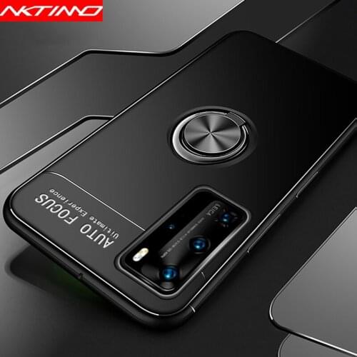 Metal Finger Ring Holder Soft Cover For Huawei Honor 9C 9A 8A 8S 8C 8X 10i 10 20 30S 30 Pro P30 P40 Lite E Y7 Y5 Y6 2019 Case
