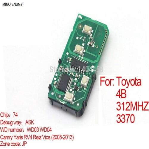 MINO ENSMY For Toyot smart card board 4B 312MHZ number: 271451-03370-JP-ES55010