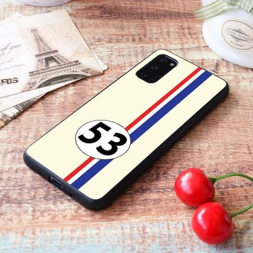 For Samsung Galaxy Herbie, number 53 Soft TPU border Samsung Galaxy Case