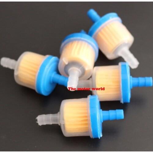 NEW 100pcs Universal ATV Motorcycle Small Engine Fram Plastic Inline Fuel Filters Fuel Gas Gasoline Filter Gas Fuel Filters