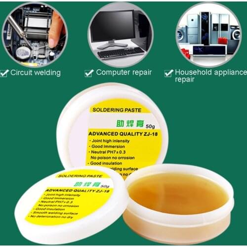 New 50g Soldering Flux Paste Solder Low-temperature Lead-free Welding Grease Cream for Phone Metal Kit Welding Fluxes Soldering