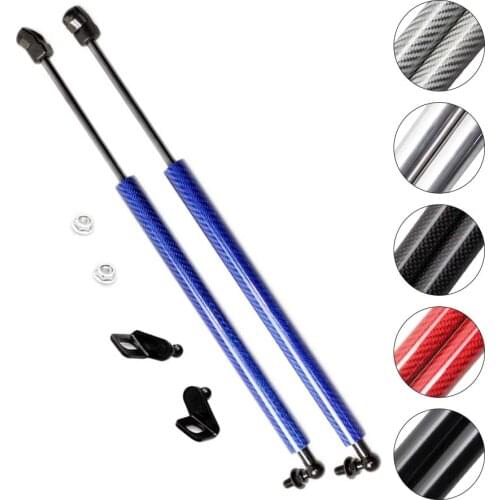 For KIA Forte K3 K3S 2TH Cerato 2009-2013 Front Hood Bonnet Modify Gas Struts Lift Support Gas Shock Carbon fiber Damper