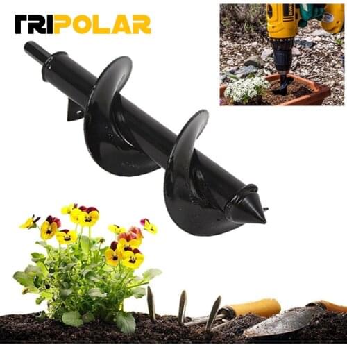 1PCS Earth Auger Hole Digger Tools Planting Machine Drill Bit Fence Borer Petrol Post Hole Digger Garden Tool