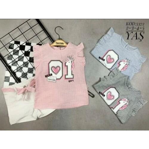 HEART PRINTED SHORTS TEAM BABY SETS BABY HOSPITAL EXIT SETS BABY FASHION BABY STYLE BABY CLOTHING BABY CLOTHES BABY PAJAMA KIDS