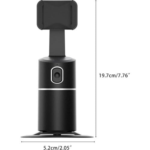 Auto Face Tracking Tripod, 360 Degree Rotation Phone Camera Mount Tripod for Vlog Live Video-chatting 45BA