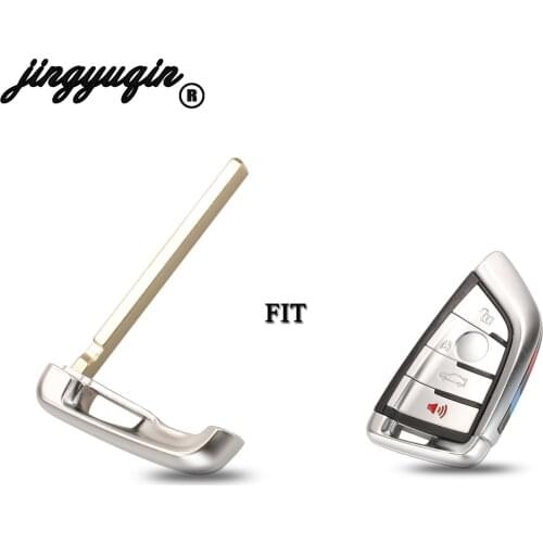 Jingyuqin Replacement Remote Smart Car Emergency Key Blade For BMW CAS4 CAS1 1 2 7 Series X1 X5 X6 X5M X6M Key Blade