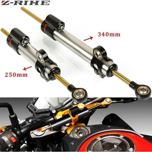 Universal Motorcycle Adjustable Steering Damper Stabilizer For Kawasaki Z750 Z800 Z1000 ER6N Yamaha R3 BMW S1000RR S1000XR