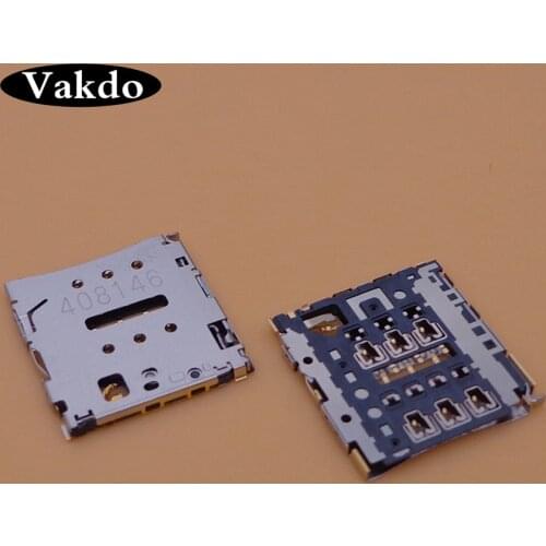 2pcs New SIM card reader socket holder slot connector replacement for ASUS K018 Gionee GN9005 S5.1 ELIFE E7 E7T