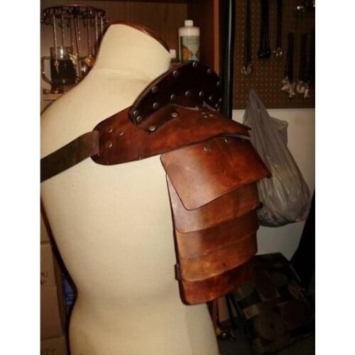 Medieval Viking Gladiator Samurai Battle Knight Pauldrons Shoulder Armor Renaissance Vintage Party props Cosplay