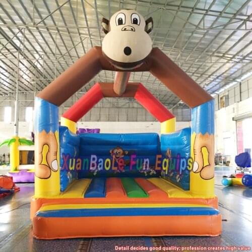 Moonwalk Inflatable Funny Monkey Bouncer Jumping Castle Jumper Bounce House