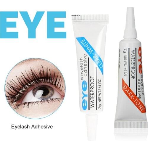 1/2PC Practical Eyelash Glue Clear-white/Dark-black Waterproof False Eyelashes Makeup Adhesive Eye Lash Glue Cosmetic Tool TSLM1