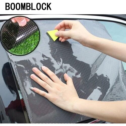 2pcs Car shade covers Accesories Static electricity stickers For Mercedes W203 W204 BMW E39 E90 F10 Volvo XC60 Alfa Romeo Audi