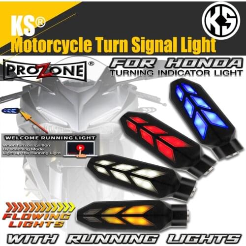 2PCS For Honda XRE300 ADV150CB/CBR150 two-color LED running water turn signal light motorcycle accessories