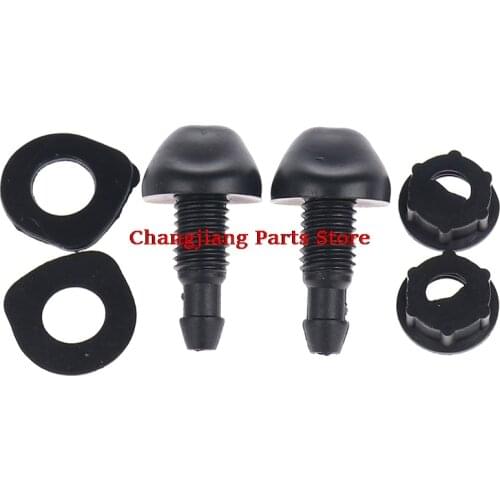 Universal 2PCS Car Auto Window Windshield Washer Spray Wiper Sprinkler Nozzle