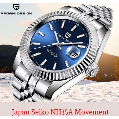 2020 mens watch automatic PAGANI Design mechanical sport men wrist watch waterproof fashion watches for men Military clock NH35A