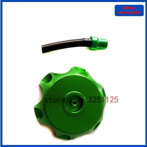 Motorcycle Accessory CNC green 48mm Petrol Gas Fuel Tank Cap Cover For 50 70 90 110cc Stomp Pit Dirt Bikes GPX XR