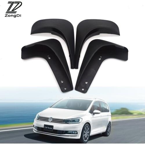 ZD Car Front Rear Mudguards For VW Touran Caddy 2004 2005 2006 2007 2008 2009 2010 accessories 1Set Mudflaps Car-styling Fenders