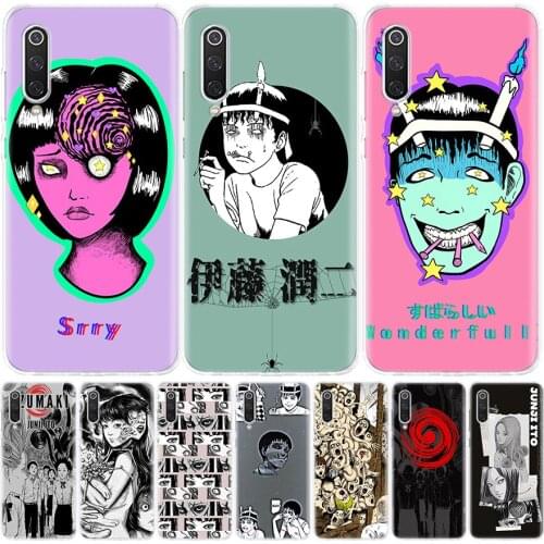 Junji Ito Tees Horror cartoon Phone Case for Xiaomi Redmi Note 10 9 9S 8T 8 7 8A 7 7A 6 6A 9A 9C S2 K20 K30 Pro Fashion Cover Co