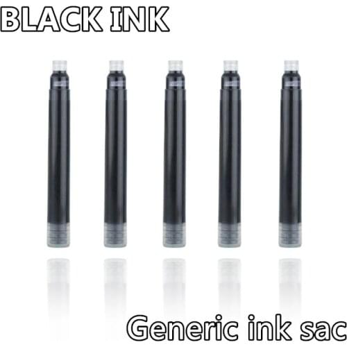 30 PCS Jinhao International Size Pen Ink Cartridge to Fit Fountain Pens, Black